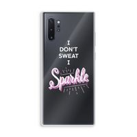 Sparkle quote: Samsung Galaxy Note 10 Plus Transparant Hoesje