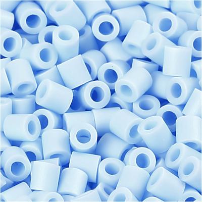 NABBI Foto kralen, afm 5x5 mm, gatgrootte 2,5 mm, medium, lichtblauw (28), 6000 stuk/ 1 doos