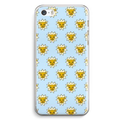 Leeuwenkoppen: iPhone 5 / 5S / SE Transparant Hoesje