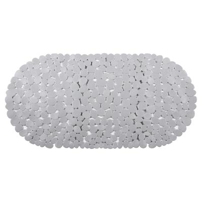 Differnz Lapis inlegmat bad - 100% PVC - anti-slip laag - 70 x 35 cm - grijs