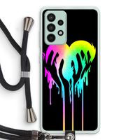 Hold My Heart: Samsung Galaxy A52s 5G Transparant Hoesje met koord