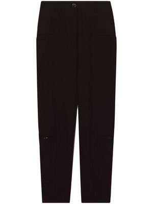 Proenza Schouler White Label pantalon fuselé à détail de poche - Noir