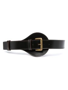 Gianfranco Ferré Pre-Owned ceinture en cuir à boucle (années 2000) - Marron