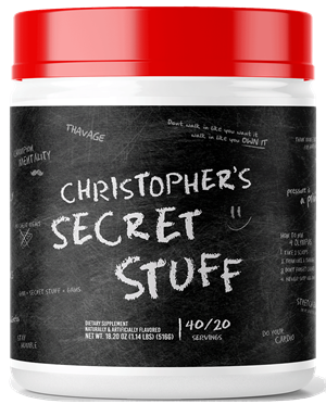 RAW CBUM Thavage Pre-workout Christophers Secret Stuff (20 servings)