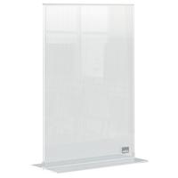 Infobord nobo premium plus a5 acryl vrijstaand | 5 stuks