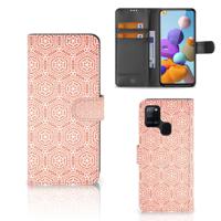 Samsung Galaxy A21s | Telefoon Hoesje | Pattern Orange