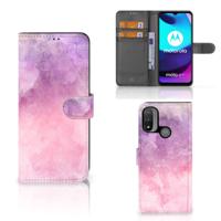 Hoesje Motorola Moto E20 | E30 | E40 Pink Purple Paint Hoesje Motorola Moto E20 | E30 | E40 Pink Purple Paint