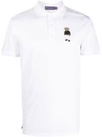 Ralph Lauren Purple Label polo à motif Polo Bear - Blanc