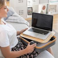 Draagbare laptoptafel met opbergbak Larage InnovaGoods - thumbnail