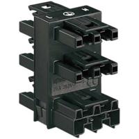 WAGO Netsplitter [Netstekker - Netbus, Netbus, Netbus, Netbus, Netbus] Totaal aantal polen: 2 + PE Zwart 1 stuk(s)