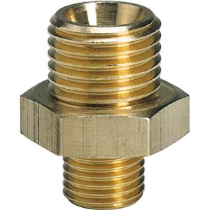 Reduceernippel 3/8" - 1/4" buitendraad Adapter