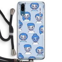 Gezichtjes: Huawei P20 Transparant Hoesje met koord