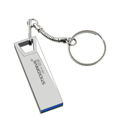STICKDRIVE 64GB USB 3 0 hoge snelheid Mini Metal U disk (zilver grijs)