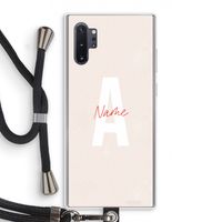 Strawberry Milkshake: Samsung Galaxy Note 10 Plus Transparant Hoesje met koord