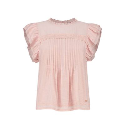NIKKIE top Sima met kant lichtroze NIKKIE top Sima met kant lichtroze
