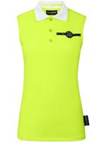 Plein Sport polo à logo appliqué - Jaune