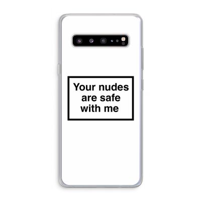 Safe with me: Samsung Galaxy S10 5G Transparant Hoesje