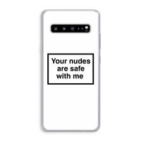 Safe with me: Samsung Galaxy S10 5G Transparant Hoesje