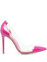 Gianvito Rossi escarpins Plexi 105 mm - Rose