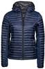 Tee Jays TJ9611 Women´s Hooded Outdoor Crossover Jacket - Navy/Navy Melange - L