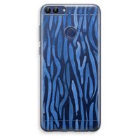 Blauwe nerven: Huawei P Smart (2018) Transparant Hoesje