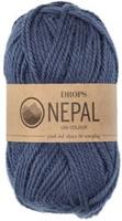 Drops Nepal Uni Colour 6314 Denimblauw