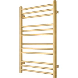 Designradiator PLUS 12-500 Geborsteld Goud 78.5 x 50 cm