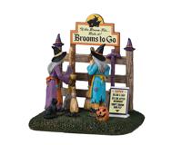Brooms To Go 11x12x12 cm Halloween - Lemax