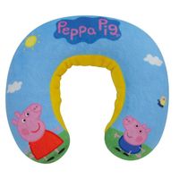 Blauwe Peppa Pig Nickelodeon nekkussen/reiskussen voor jongens - thumbnail