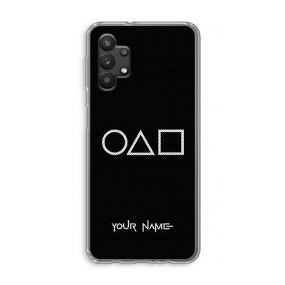 Squid Game: Samsung Galaxy A32 5G Transparant Hoesje