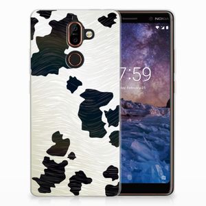 Nokia 7 Plus TPU Hoesje Koeienvlekken