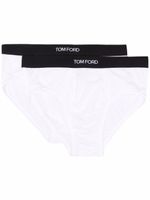 TOM FORD slip à ceinture à logo - Blanc - thumbnail