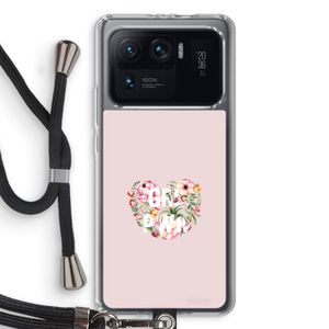 GRL PWR Flower: Xiaomi Mi 11 Ultra Transparant Hoesje met koord