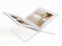 XEMM Boekenstandaard - Acryl - Transparant - 34,5 x 24 x 14 cm