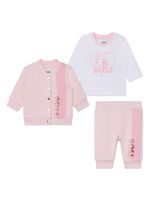 BOSS Kidswear trousseau de naissance à logo imprimé - Rose - thumbnail