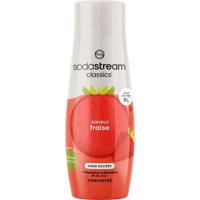 SODASTREAM Concentrates - Verpakking van 6 suikervrije aardbeienconcentraten - Tot 54 liter dranken - 440 ml