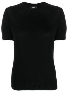 Theory t-shirt en cachemire - Noir