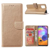 Samsung Galaxy M51 | Flip Cover | Goud met Standaard