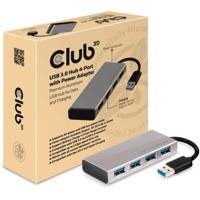 Club 3D Club 3D USB 3.0 Hub 4-Port + Adapter