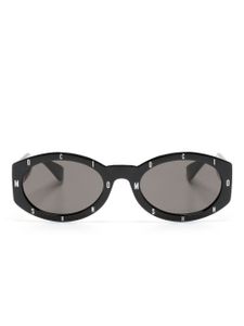 Moschino Eyewear lunettes de soleil à monture ovale - Noir