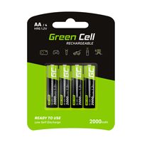 Green Cell GR02 huishoudelijke batterij Oplaadbare batterij AA Nikkel-Metaalhydride (NiMH) - thumbnail