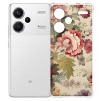 Xiaomi Redmi 13 Pro Plus Hoesje - Bloemen TPU Antishock