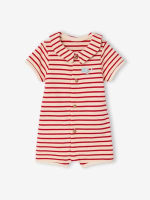 Gestreept boxpakje rood