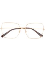 Dolce & Gabbana Eyewear lunettes de vue DG1323 à monture oversize - Or