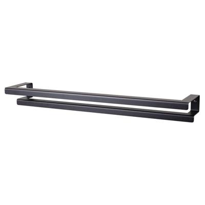 LIROdesign handdoekenrek dubbel Stockholm zwart - M