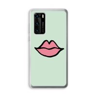 Kusje: Huawei P40 Transparant Hoesje