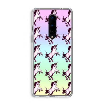 Musketon Unicorn: OnePlus 8 Transparant Hoesje