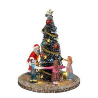 Dancing around the christmas tree battery operated l11,5xb11,5xh14 cm - Luville