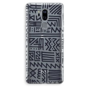 Marrakech print: LG G7 Thinq Transparant Hoesje