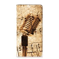 Samsung Galaxy S23 Stand Case Bladmuziek - thumbnail